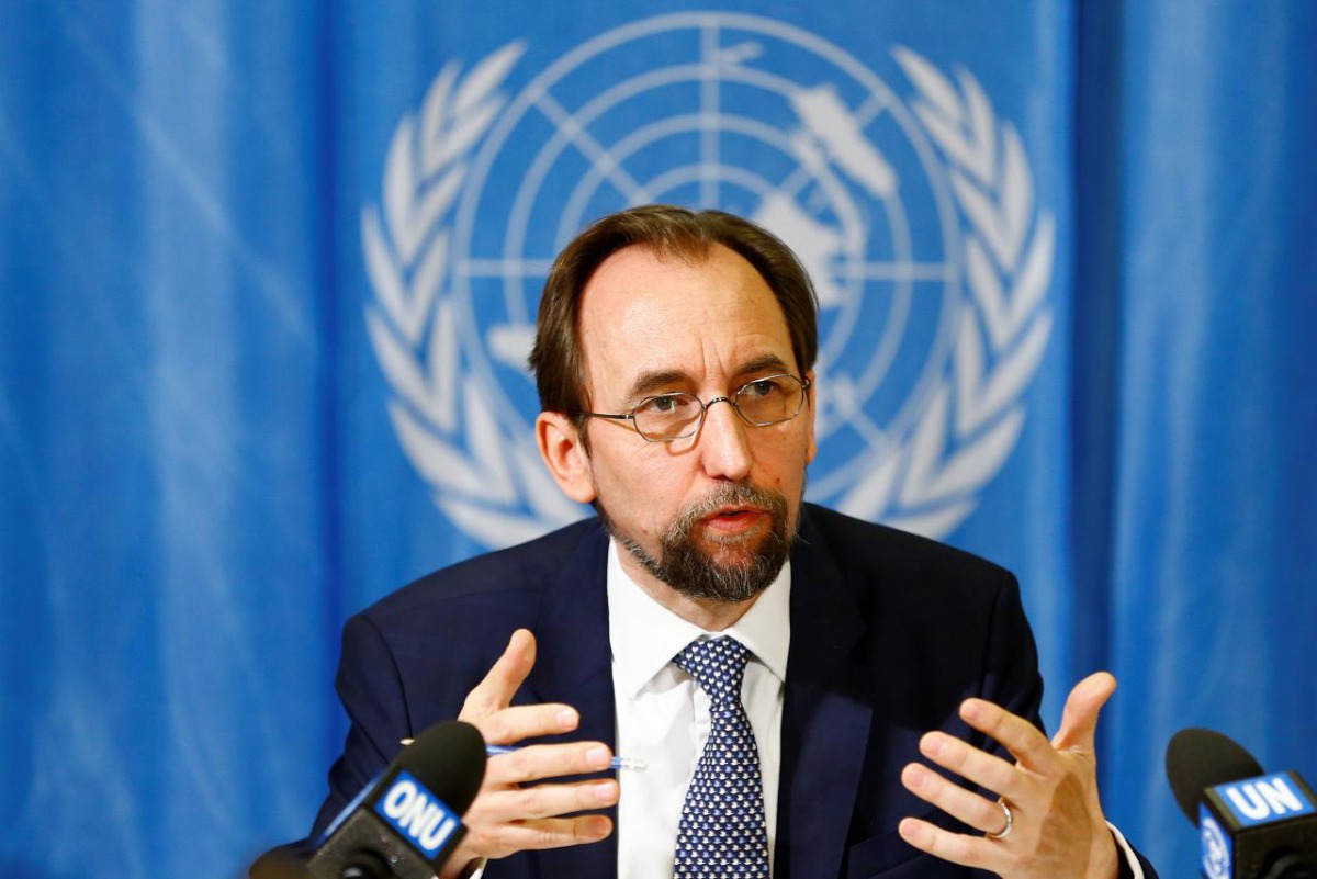  U.N. High Commissioner for Human Rights Zeid Ra'ad al-Hussein. Reuters 