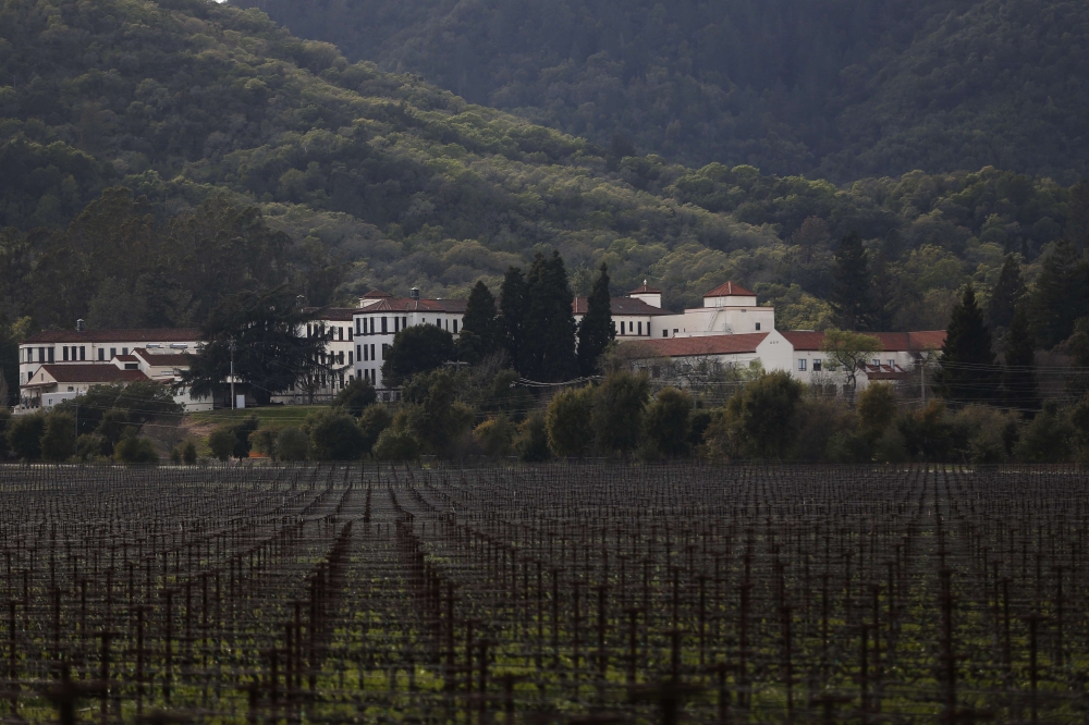 The Veterans Home of California is seen during an active shooter turned hostage situation on March 9, 2018 in Yountville, California.  Stephen Lam/Getty Images/AFP 