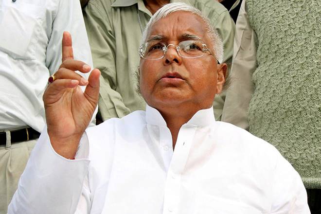 File picture of the minister Laloo Prasad Yadav