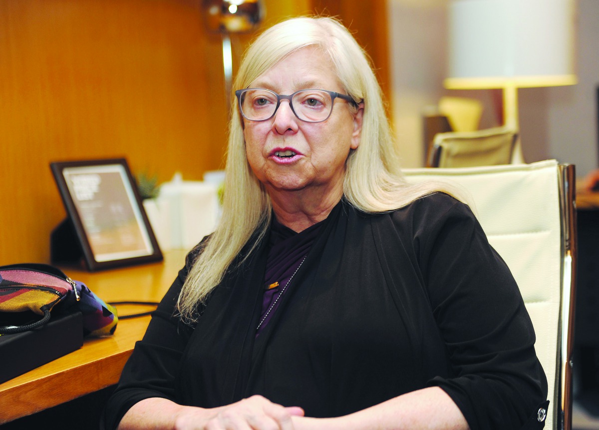 STEM education expert Beverly Simmons in Doha. Pic: Abdul Basit / The Peninsula
