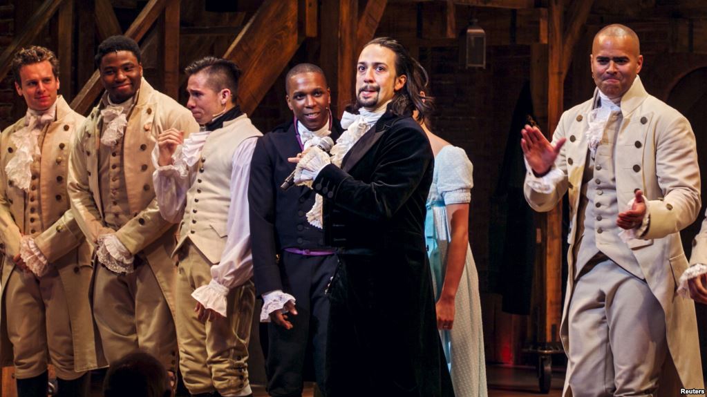 File photo of Lin-Manuel Miranda, actor and creator of the of the play 
