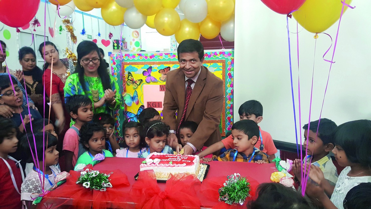 The orientation programme, including a cake cutting ceremony, was addressed by Principal Jacob K M. 