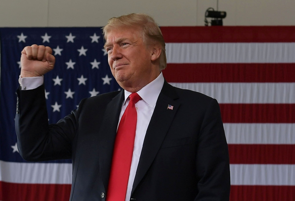 (FILE PHOTO) US President Donald Trump. AFP / MANDEL NGAN
