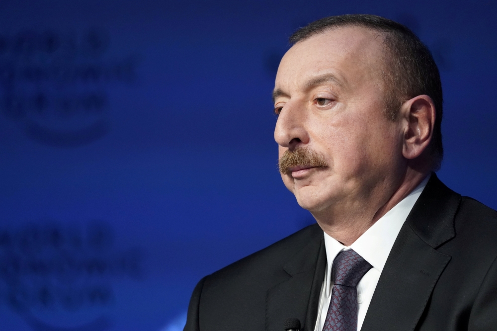 Ilham Aliyev, President of the Republic of Azerbaijan, attends the World Economic Forum (WEF) annual meeting in Davos, Switzerland January 23, 2018 Reuters/Denis Balibouse