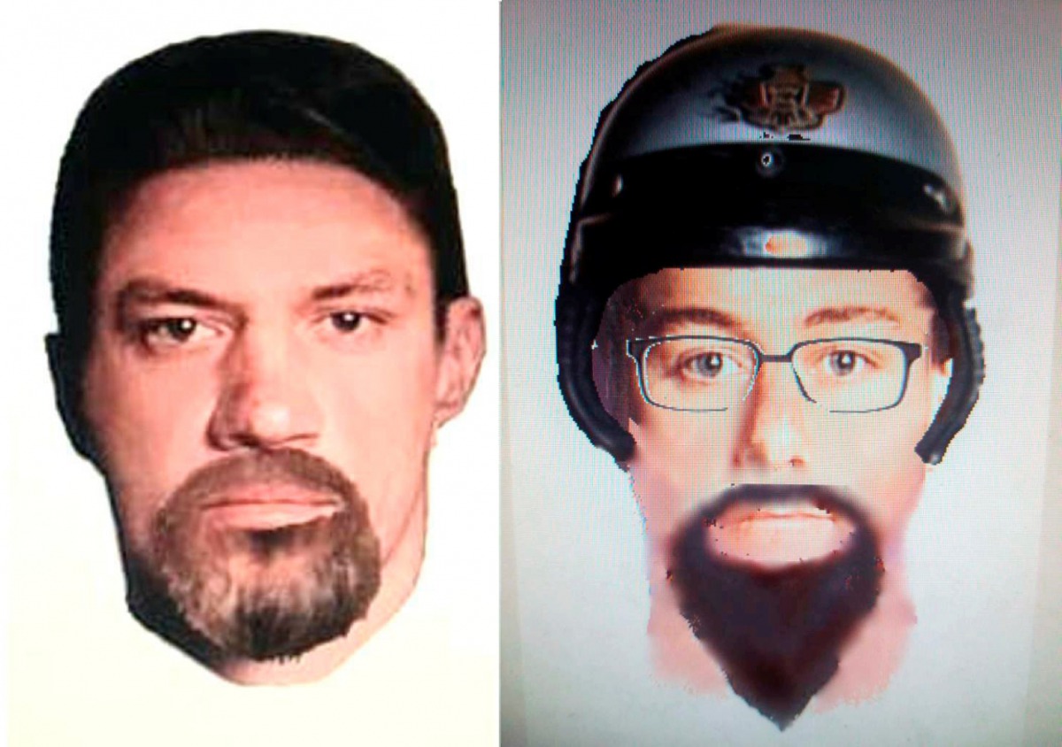 A Royal Malaysia Police handout of a computer generated mugshot of one of the two men suspected of gunning down a Palestinian man in Kuala Lumpur released April 23, 2018. Royal Malaysia Police