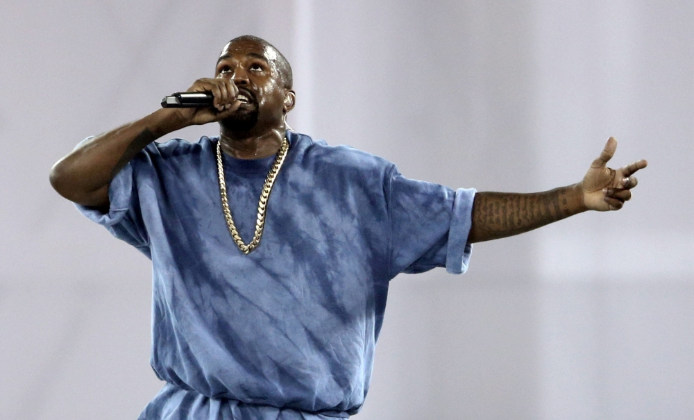 Recording artist Kanye West performs during the closing ceremony for the 2015 Pan Am Games at Pan Am Ceremonies Venue in Toronto, Canada, July 26, 2015. Mandatory Credit: Matt Detrich-USA TODAY Sports via Reuters