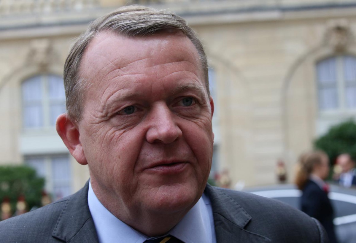 Denmark's Prime Minister Lars Lokke Rasmussen is seen at the Elysee Palace in Paris, France, November 10, 2016. REUTERS/Jacky Naegelen
