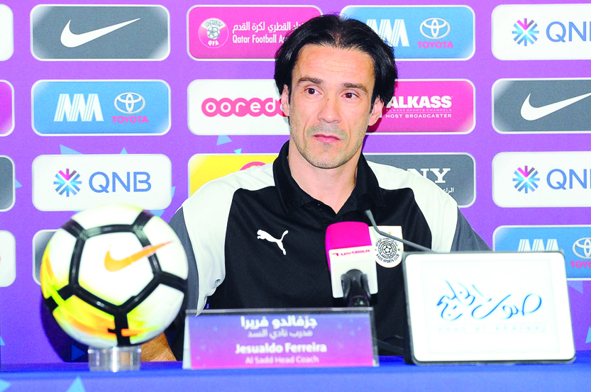 Al Sadd’s assistant coach Nuno Dalmada 