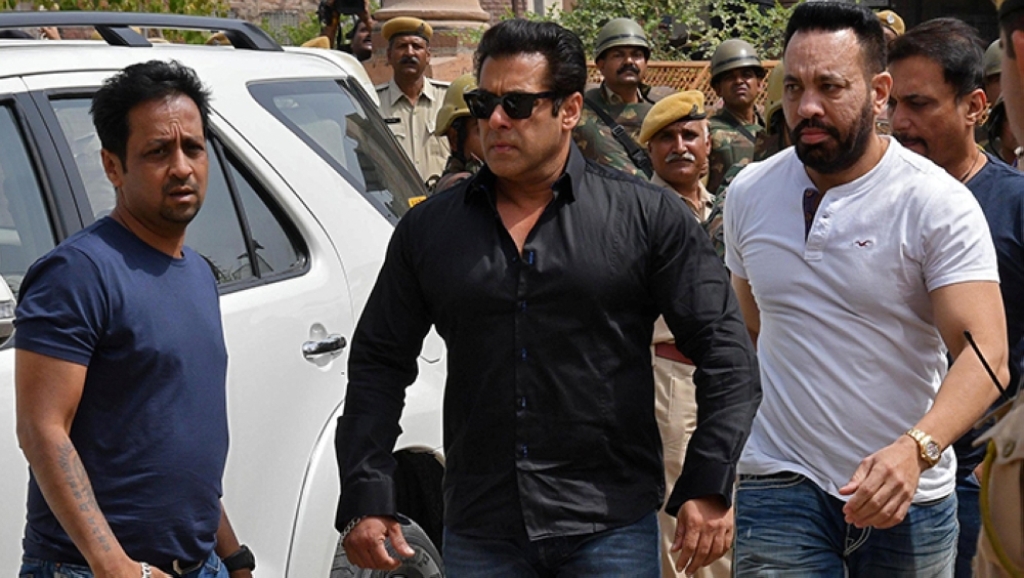 File photo of bollywood actor salman Khan arriving at a court in Jodhpur in the western state of Rajasthan, India, April 5, 2018. Reuters