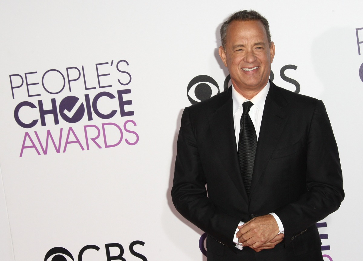 Actor Tom Hanks arrives at the Peoples Choice Awards 2017 at Microsoft Theater in Los Angeles, California on January 18, 2017. (AFP /Tommaso Boddi) 