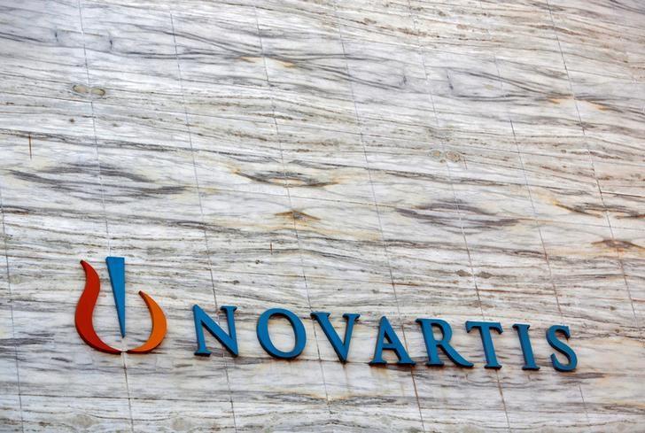 A Novartis logo is pictured on one of its its headquarters (Reuters/Vivek Prakash) 