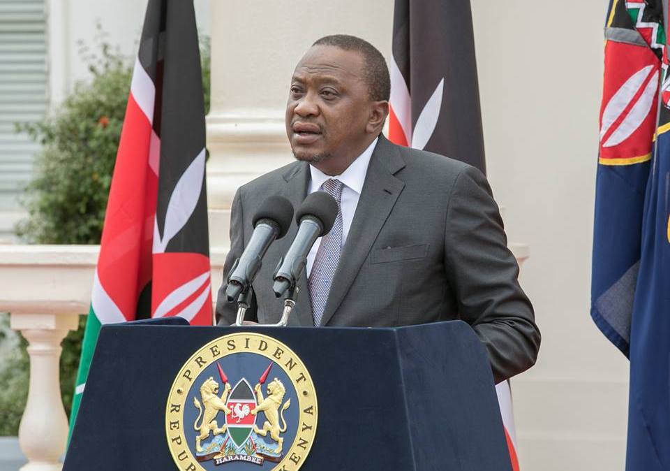 Kenyan President Uhuru Kenyatta
