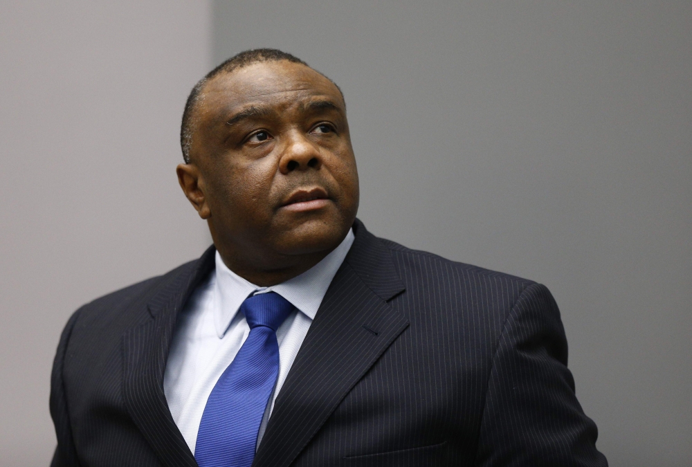 File photo of former Congolese vice-president Jean-Pierre Bemba in the courtroom of the International Criminal Court (ICC) in The Hague, June 21, 2016. / AFP / POOL / Michael Kooren
