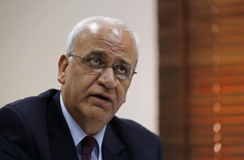 Saeb Erekat, secretary general of the Palestine Liberation Organisation, said the move threatened the existence of the cash-strapped Palestinian Authority.