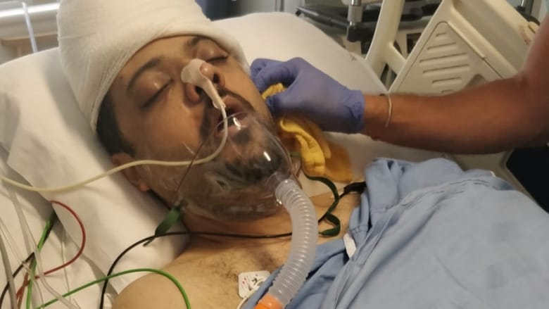 Mohammed Abu Marzouk was assaulted in a community-center parking lot by two men. (Photo courtesy: LaunchGood) 