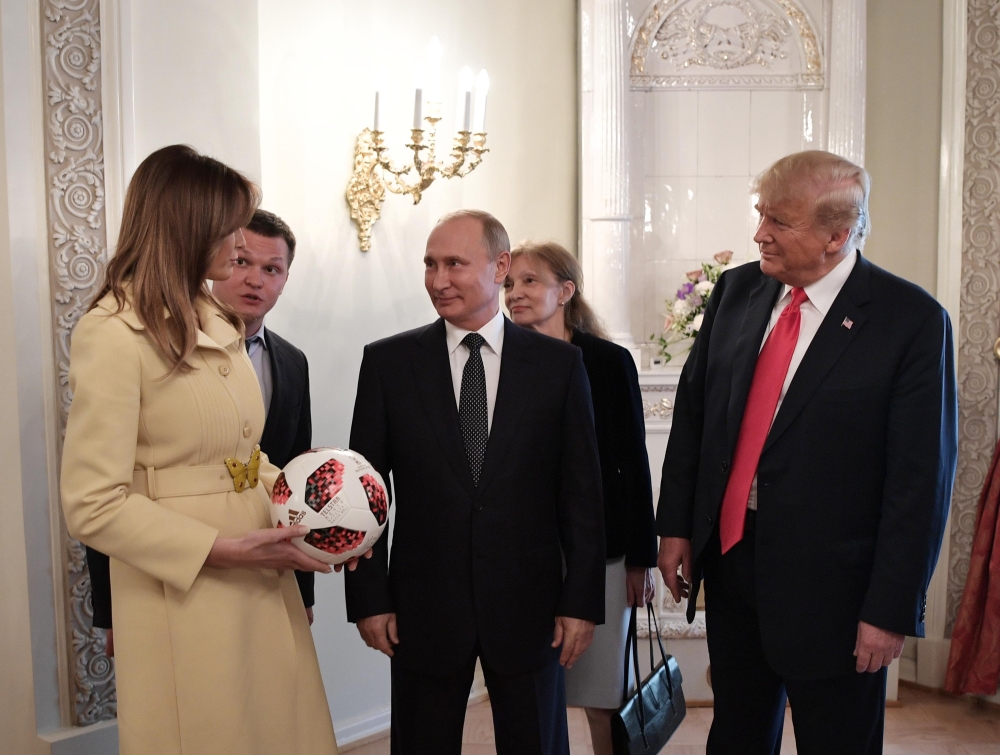 Trump, struggling to quiet an uproar over his failure to confront Putin over Russia's meddling in the 2016 U.S. election at Monday's summit in Helsinki, fell back on one of his favorite targets - the news media - while U.S. lawmakers considered fresh legi