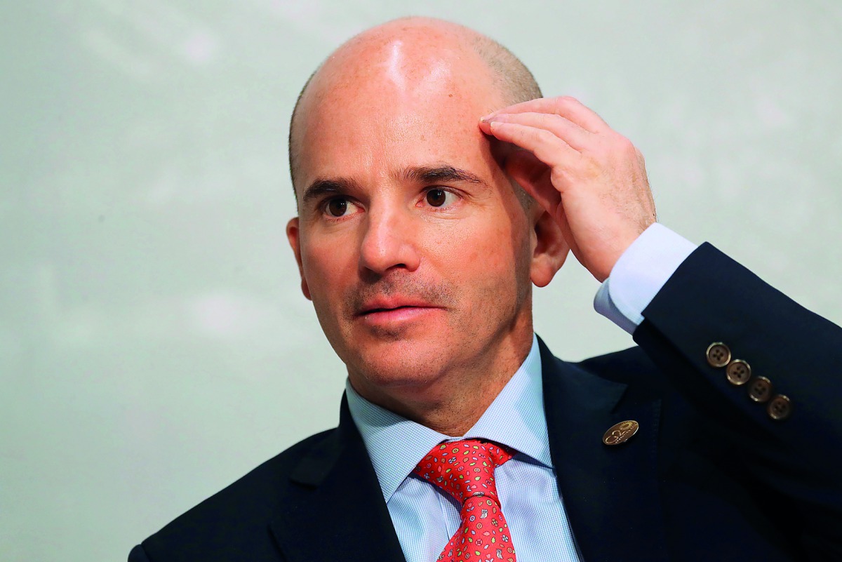 Mexico's Secretary of Finance Jose Antonio Gonzalez Anaya speaks during an interview with Reuters at the G20 Meeting of Finance Ministers in Buenos Aires, Argentina, July 22, 2018. Reuters/Marcos Brindicci