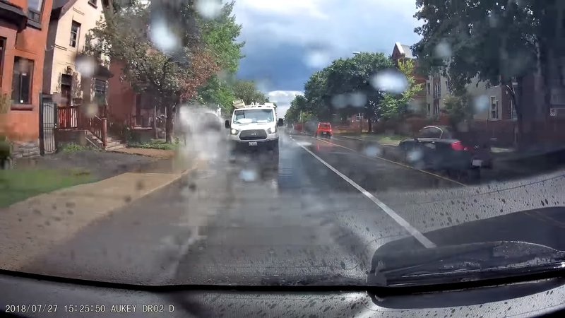 The 45-second video was viewed almost 900,000 times on YouTube as of Monday. (YouTube grab / dashcam 07 27 18) 