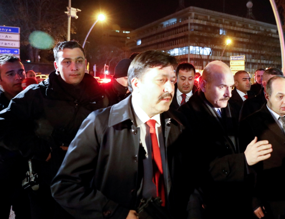 Turkish Interior Minister Suleyman Soylu (REUTERS/Umit Bektas/File Photo)