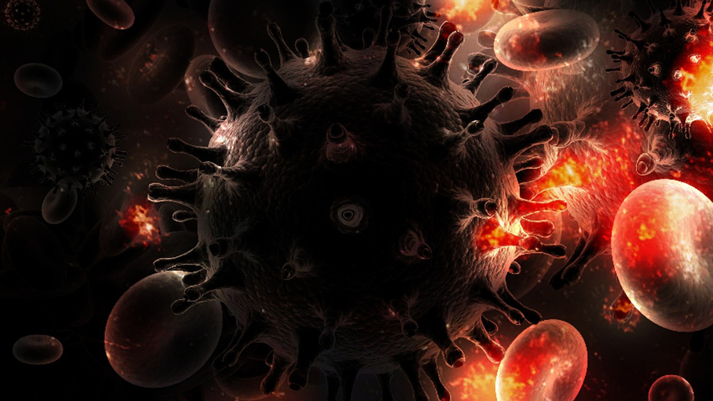 HIV virus picture used for representation purposes.
