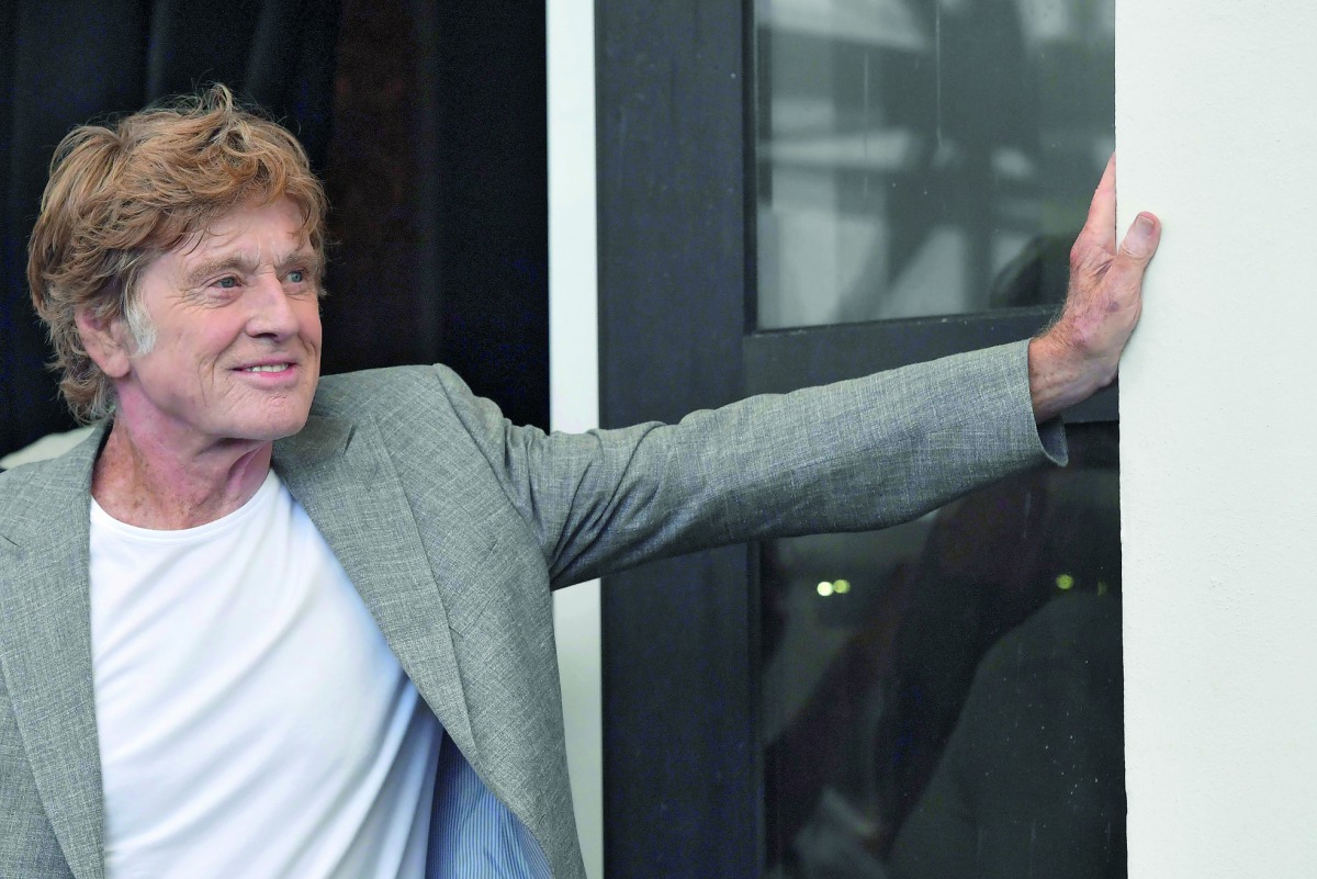  In this file photo taken on September 01, 2017, US actor Robert Redford attends a photocall during the 74th Venice Film Festival at Venice Lido. AFP / Tiziana Fabi