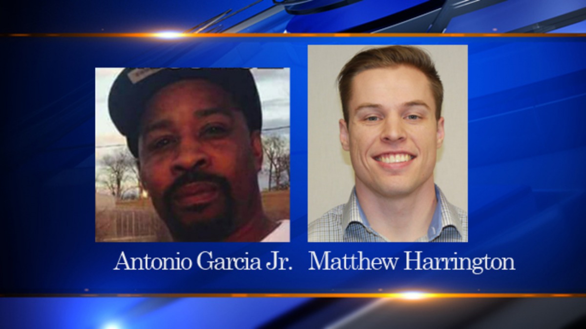 Matthew Harrington, of Henderson, Nevada, has been indicted on one count of involuntary manslaughter in the death of Antonio Garcia Jr.  Photos courtesy WDAF-TV 