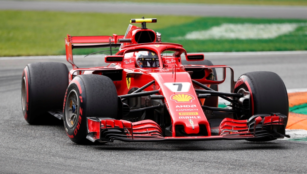 Ferrari's Kimi Raikkonen during qualifying REUTERS/Stefano Rellandini