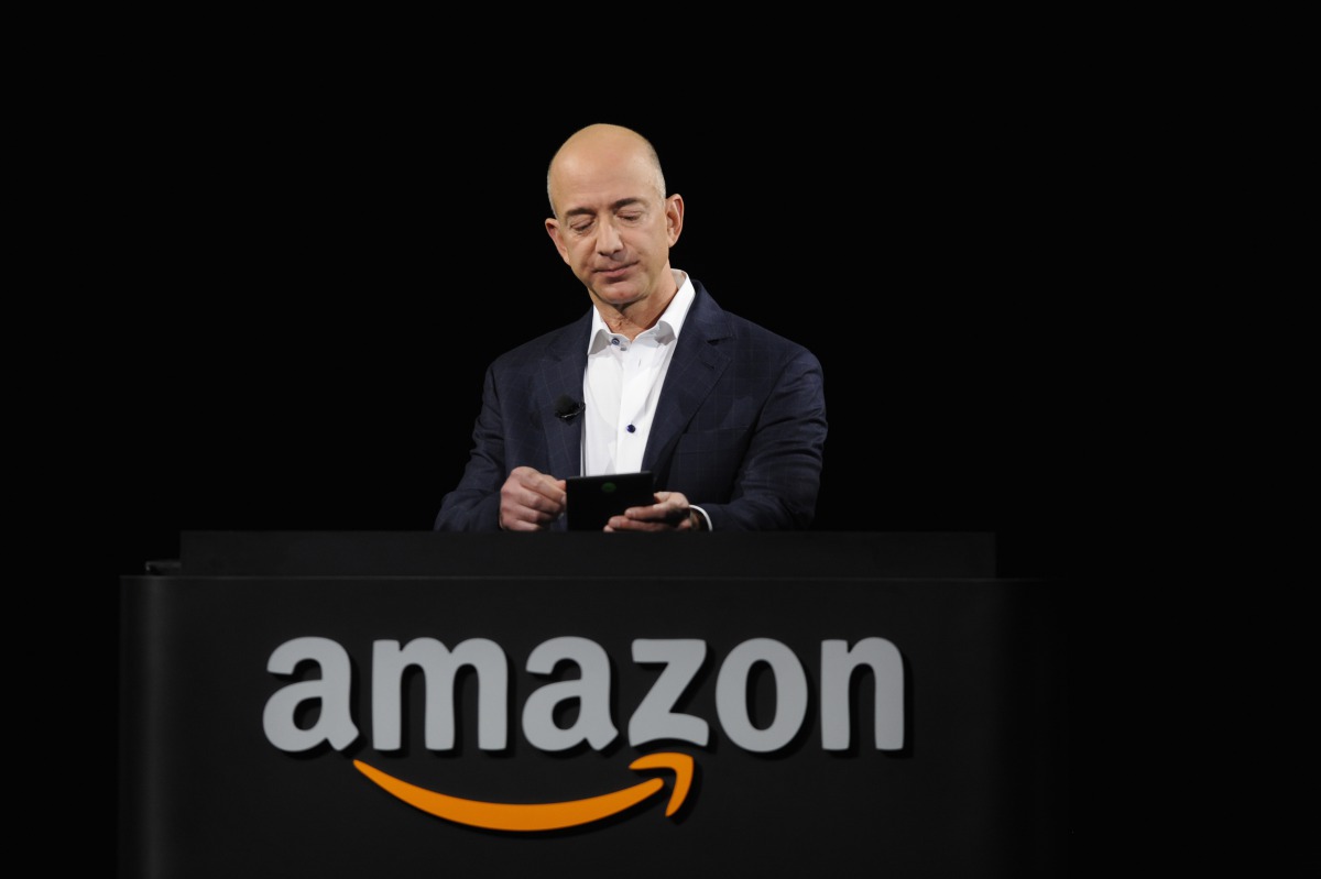 In Seattle, 37-year-old Jeff Bezos scrawled 