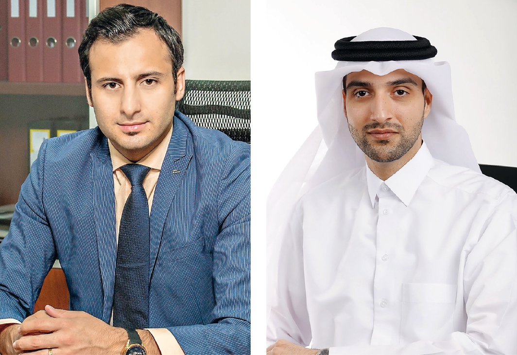 Rawad Sleem (left), Event Director for The Big 5 Qatar, and Ahmed Al Obaidli, Director of Exhibitions at Qatar Tourism Authority.