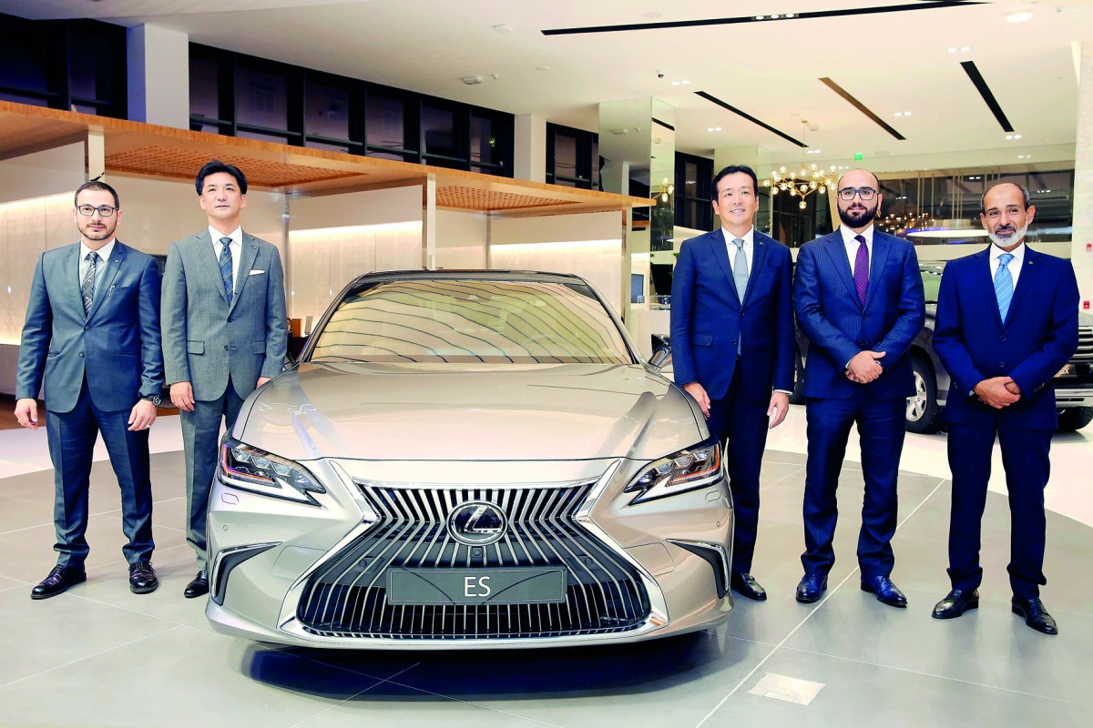 The officials at the launch of the all-new 2019 Lexus ES.