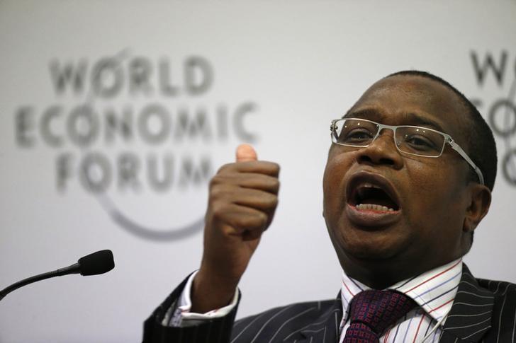 Mthuli Ncube, speaks during a session of the World Economic Forum Africa meeting in Cape Town May 9, 2013. Reuters/Mike Hutchings 