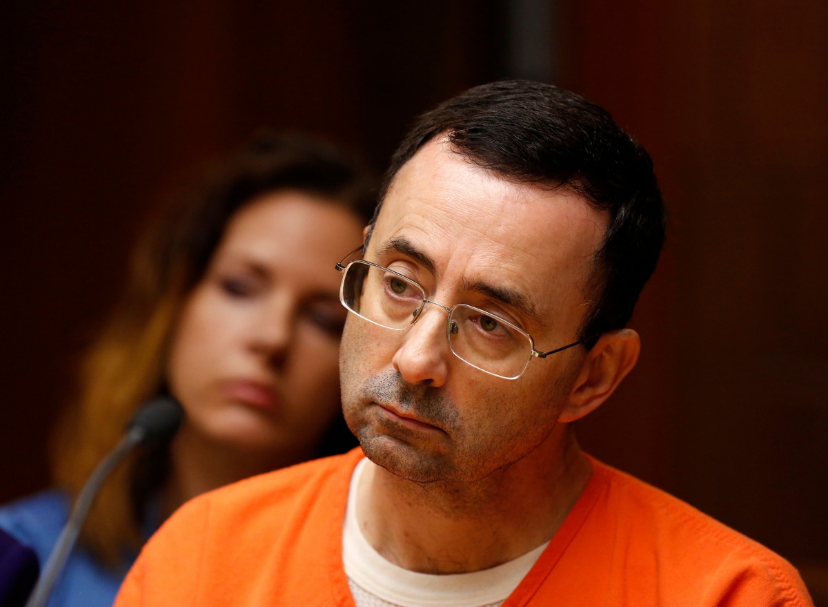 Former Michigan State University and USA Gymnastics doctor Larry Nassar seen in the 55th District Court on June 23, 2017. (AFP/Jeff Kowalsky) 