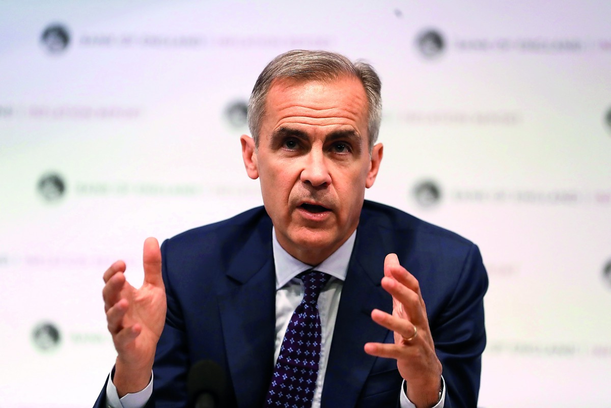 Bank of England Governor, Mark Carney, speaks during the central bank's quarterly Inflation Report press conference in London, Britain August 2, 2018. Daniel Leal-Olivas/Pool via Reuters 
