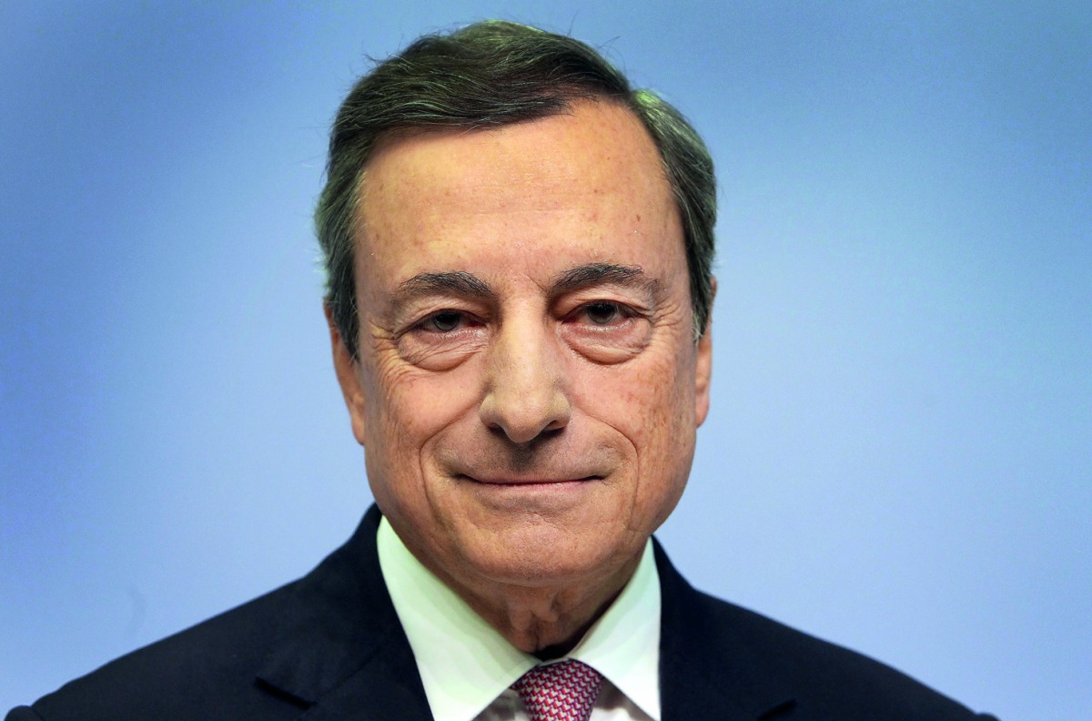 Mario Draghi, President of the European Central Bank (ECB) arrives for a press conference following the meeting of the Governing Council in Frankfurt am Main, Germany, on September 13, 2018. AFP / Daniel Roland 