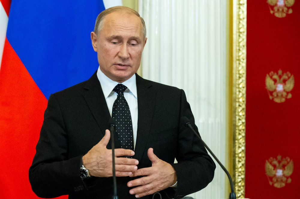 Russian President Vladimir Putin. Alexander Zemlianichenko/ REUTERS
