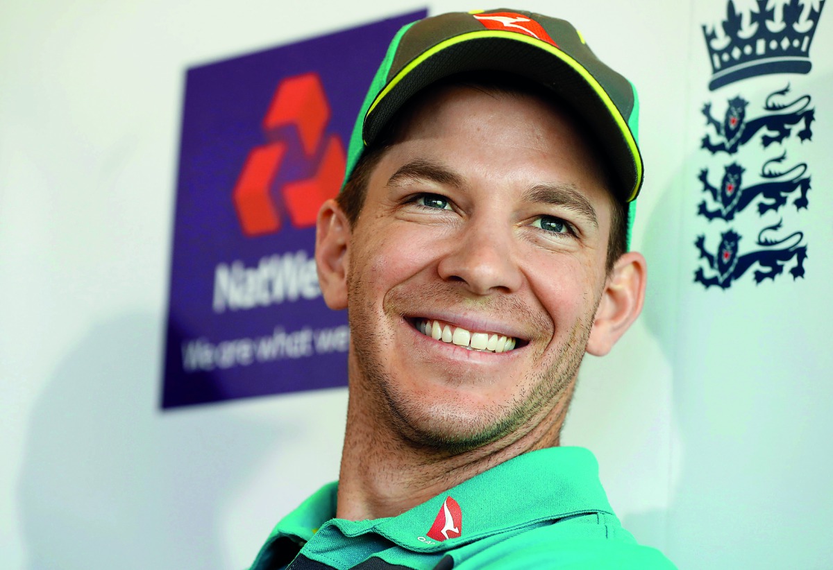 Australia's Tim Paine during the press conference. Reuters/John Sibley