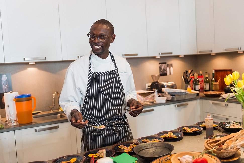 Chef Pierre Thiam. Image courtesy of Evan Sung.
