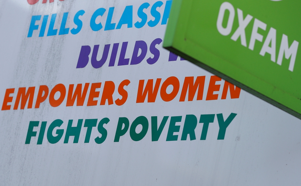 An Oxfam shop is seen in London, February 11, 2018. Reuters/Peter Nicholls