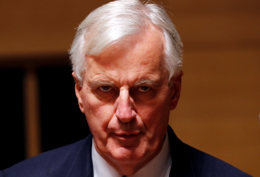 European Union's chief Brexit negotiator Michel Barnier attends an EU General Affairs Council in Luxembourg, October 16, 2018. REUTERS/Yves Herman