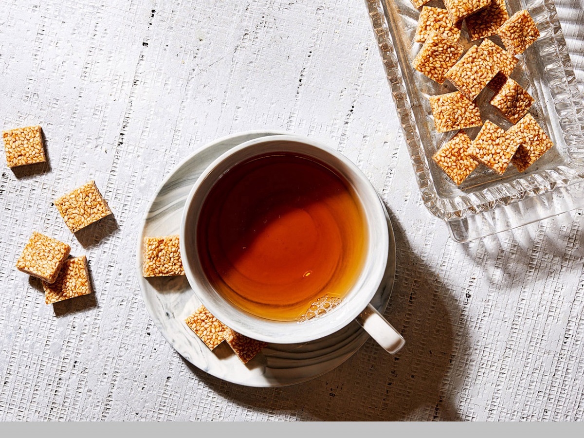 Honey-sesame candies (Photo for The Washington Post by Stacy Zarin Goldberg and Food styling by Lisa Cherkasky)