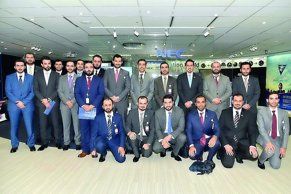 QLC’s Rising Leaders and  the officials during their Tokyo trip.