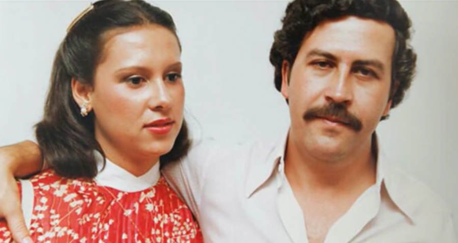 Maria Victoria Henao and Pablo Escobar. (YouTube/allthatsinteresting.com)