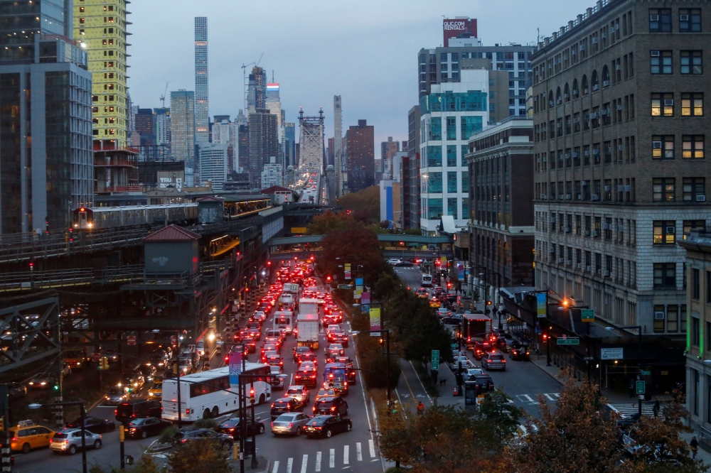 FILE PHOTO: Traffic is seen in Long Island City, Queens, New York City, U.S., November 7, 2018. REUTERS/Eduardo Munoz