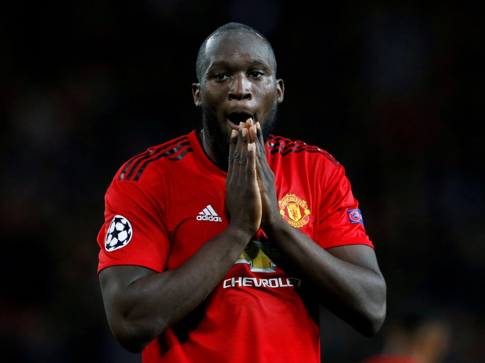 Manchester United's Romelu Lukaku reacts REUTERS/Phil Noble/File Photo