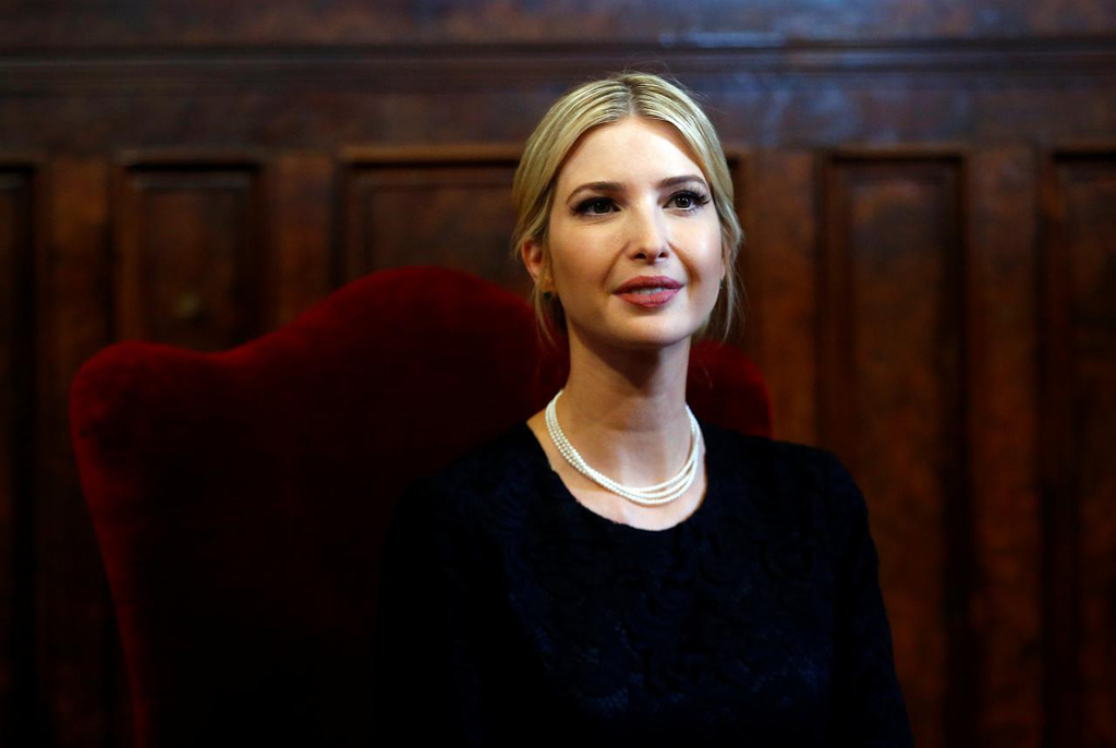 File photo of Ivanka Trump attending a meeting at the Sant' Egidio Christian community in Rome, Italy, May 24, 2017. REUTERS/Yara Nardi 