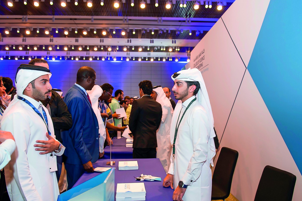 A view of the previous HBKU’s Graduate Studies Open House.