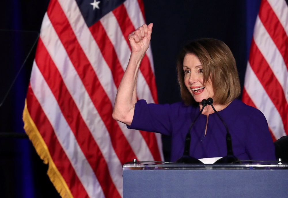 FILE PHOTO: U.S. House Minority Leader Nancy Pelosi. REUTERS/Jonathan Ernst
