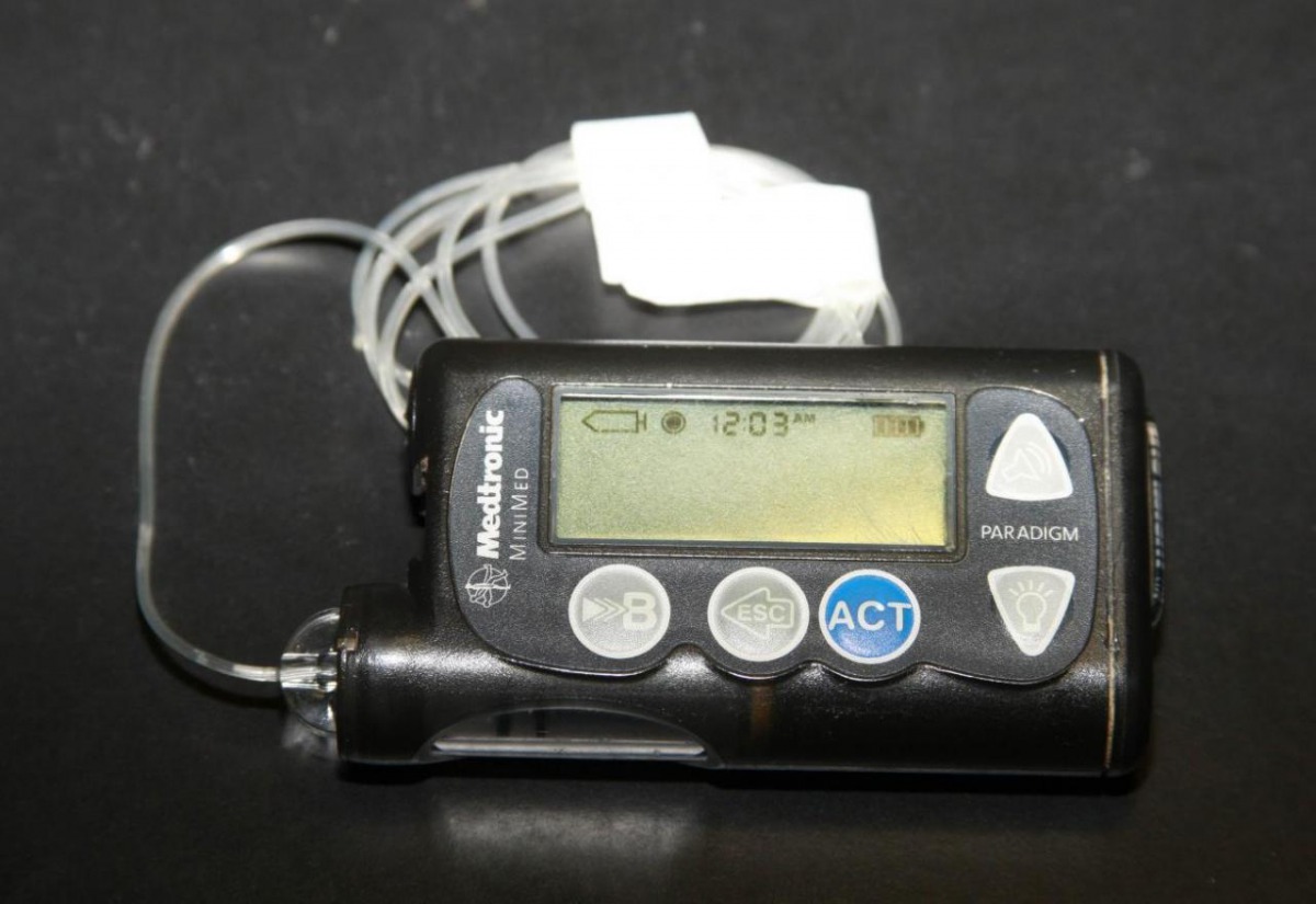A Medtronic Corp insulin pump in this file photo taken on October 10, 2014 in Meridian, Idaho Reuters/Brian Losness 
