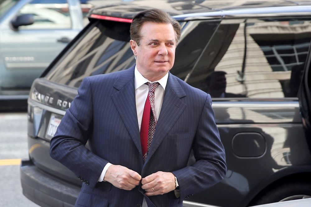 Former Trump campaign manager Paul Manafort arrives for arraignment on a third superseding indictment against him by Special Counsel Robert Mueller on charges of witness tampering, at U.S. District Court in Washington, U.S. June 15, 2018. Reuters/Jonathan