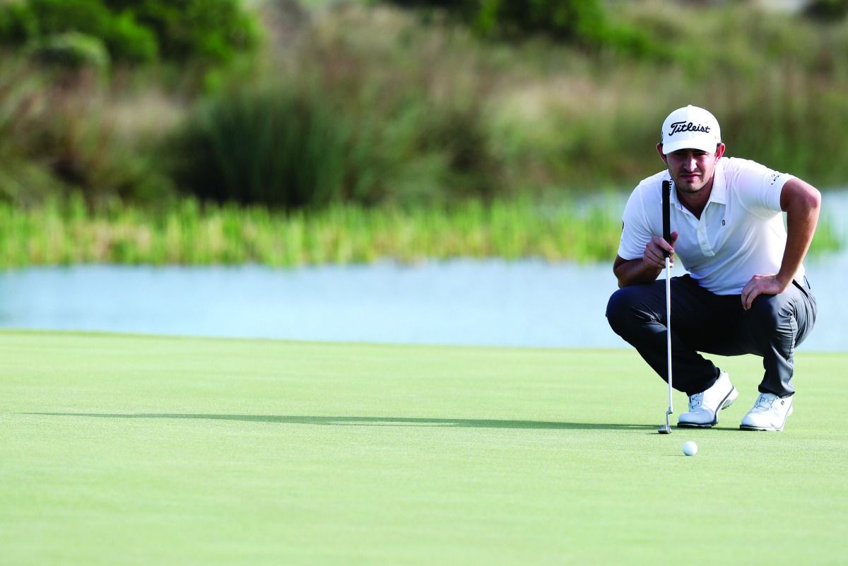 Patrick Cantlay of the United States lines up a putt on the 17th hole during round one of the Hero World Challenge at Albany, Bahamas on November 29, 2018 in Nassau, Bahamas. Rob Carr/Getty Images/AFP